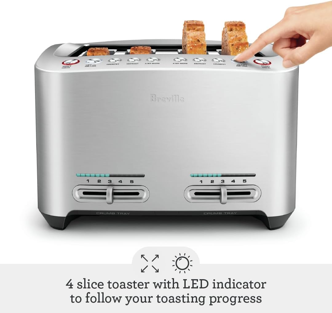 Breville Die-Cast 4-Slice Smart Toaster