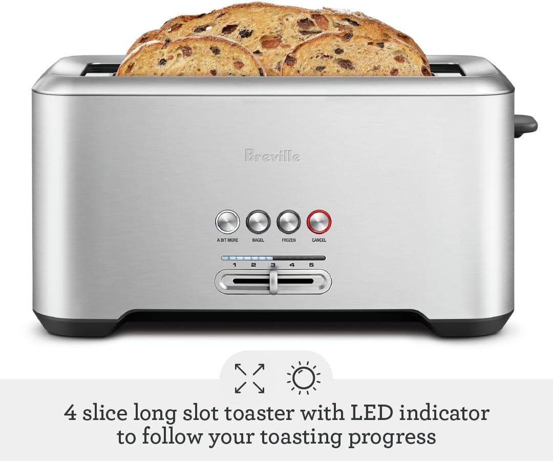 Breville A Bit More 4-Slice Toaster