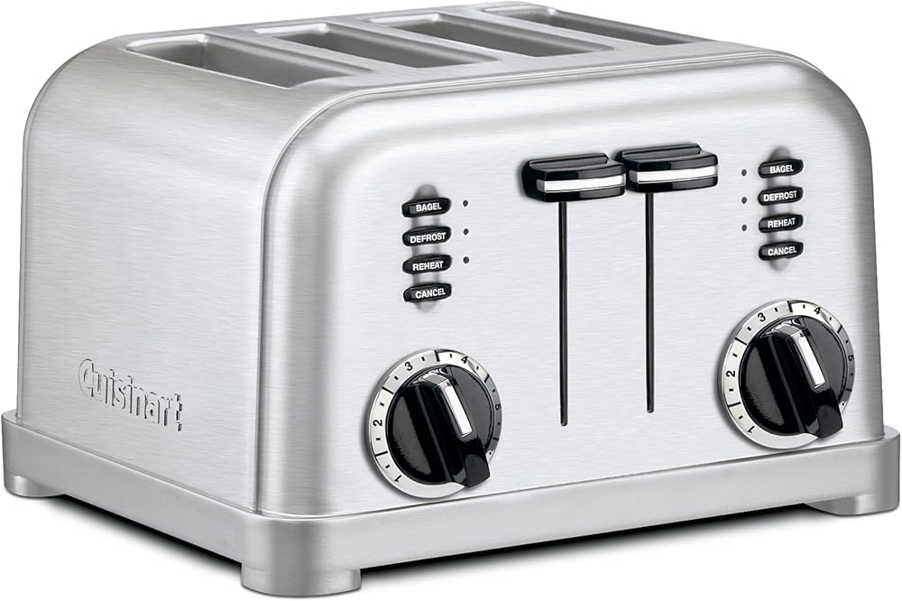 Cuisinart toaster CPT-180 4-slice Metal Classic in stainless steel