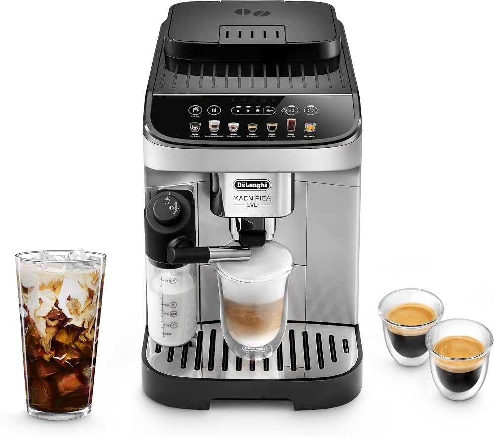 De'Longhi Magnifica Evo automatic espresso machine with LatteCrema milk system